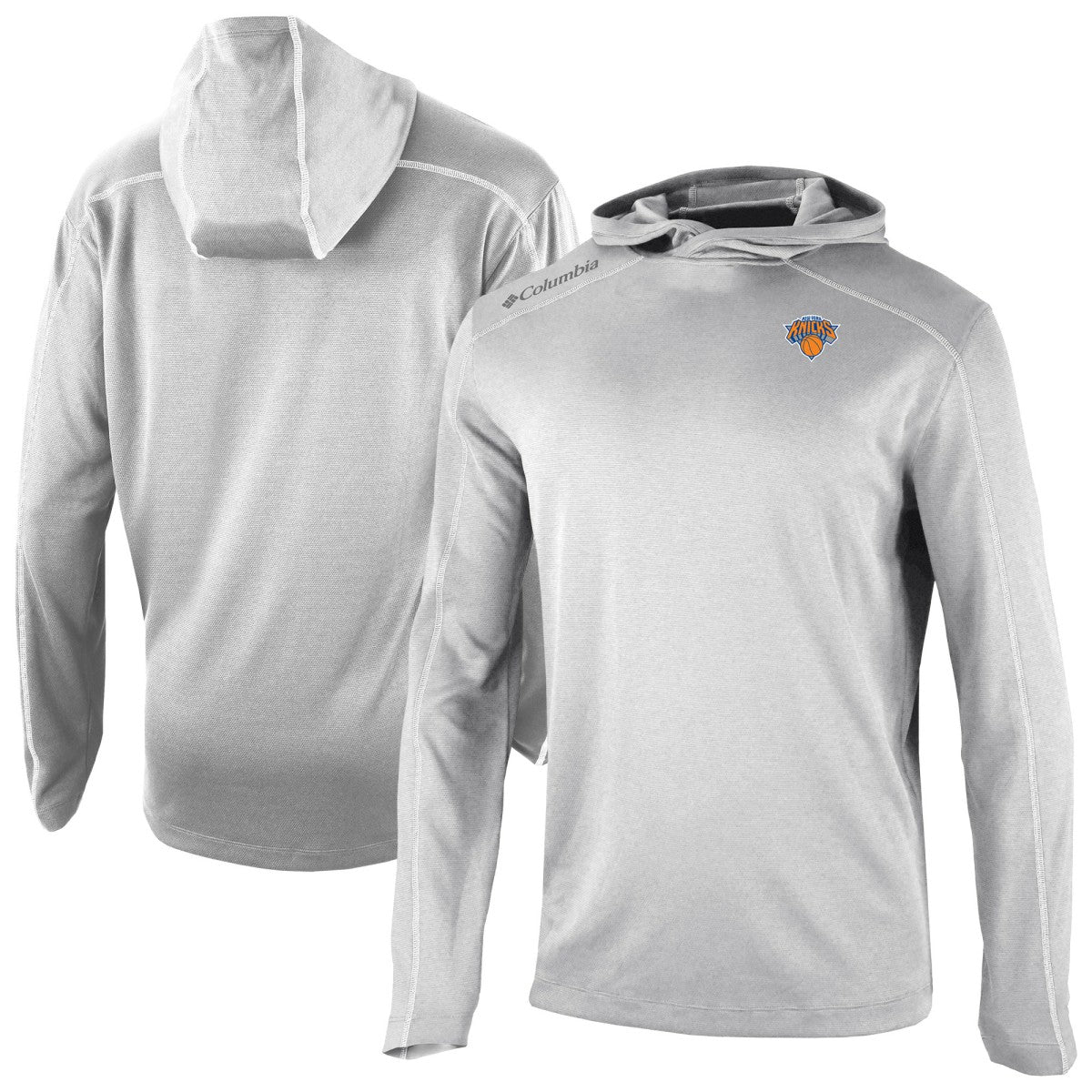 New York Knicks Omni-Wick Shotgun Pullover Hoodie Gray | Columbia outlet
