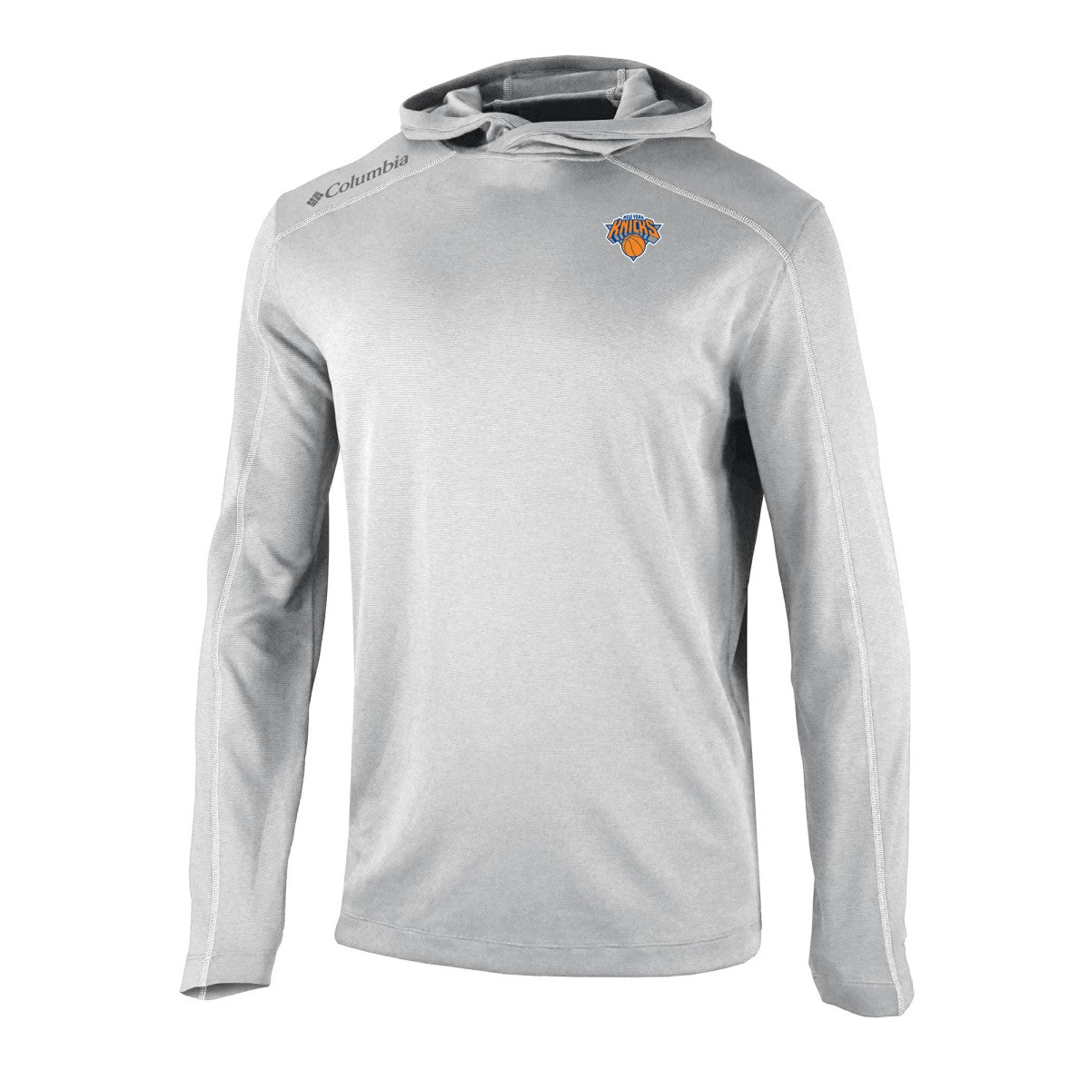 New York Knicks Omni-Wick Shotgun Pullover Hoodie Gray | Columbia outlet