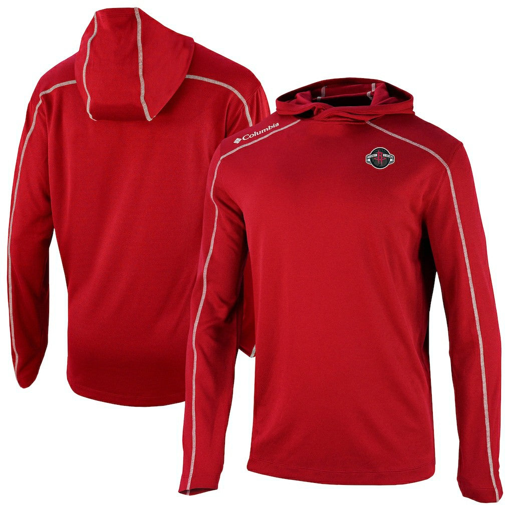 Houston Rockets Omni-Wick Shotgun Pullover Hoodie for sale Red | Columbia outlet