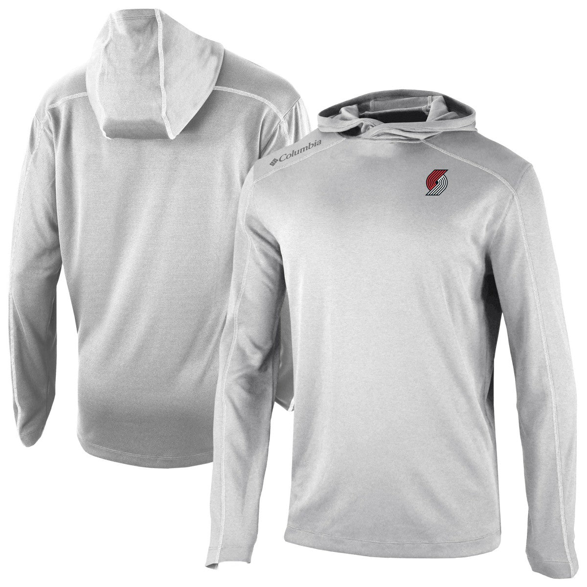 Portland Trail Blazers Omni-Wick Shotgun Pullover Hoodie Gray | Columbia online