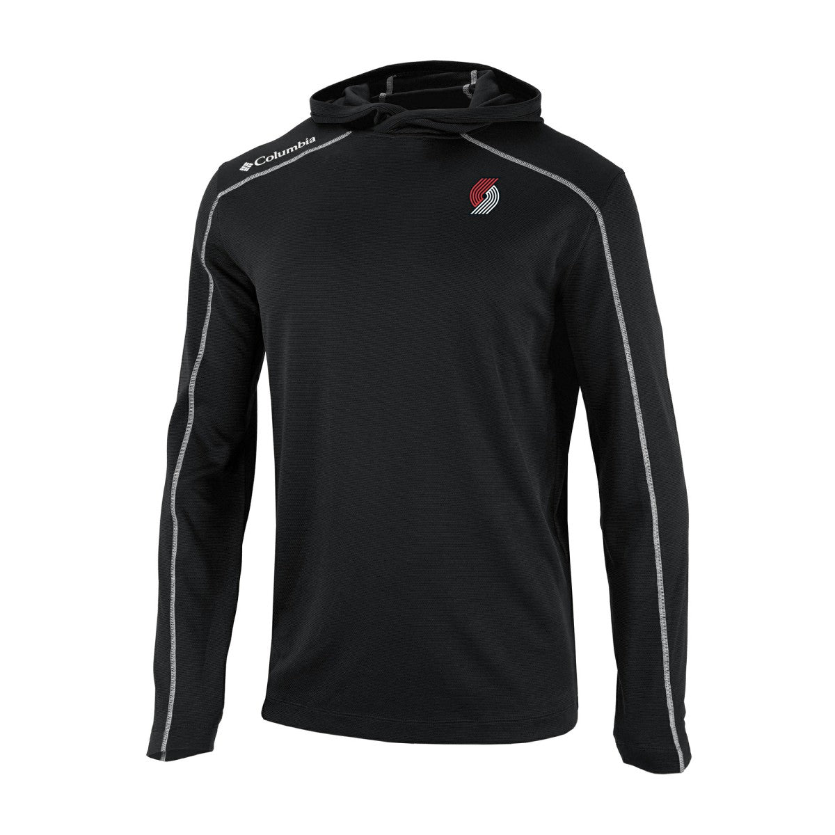 Portland Trail Blazers Omni-Wick Shotgun Pullover Hoodie Black | Columbia US