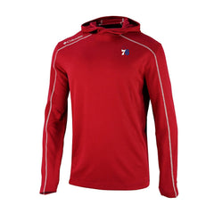 Philadelphia 76ers Omni-Wick Shotgun Pullover Hoodie Red | Columbia Lifestyle