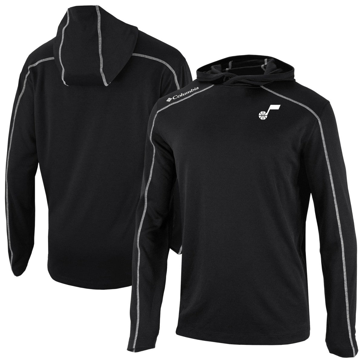 Utah Jazz Omni-Wick Shotgun Pullover Hoodie Black | Columbia discount