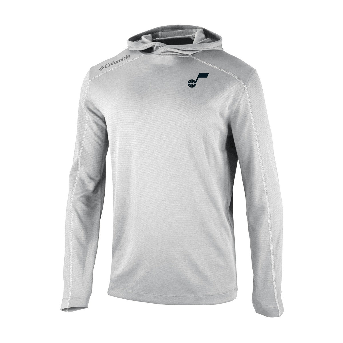 Utah Jazz Omni-Wick Shotgun Pullover Hoodie Gray | Columbia Lifestyle
