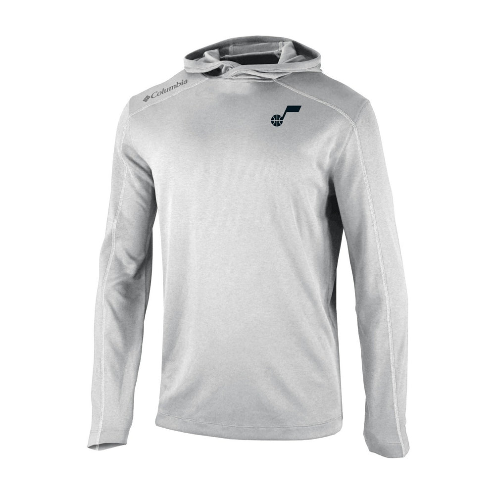 Utah Jazz Omni-Wick Shotgun Pullover Hoodie Gray | Columbia Lifestyle