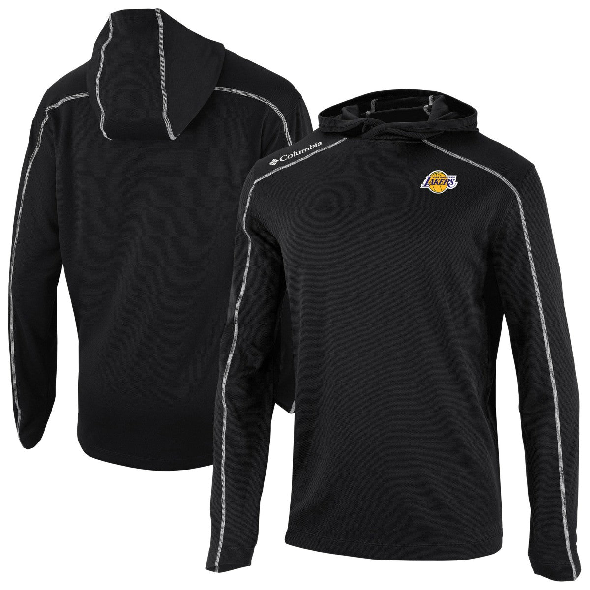 Los Angeles Lakers Omni-Wick Shotgun Pullover Hoodie Black | Columbia online
