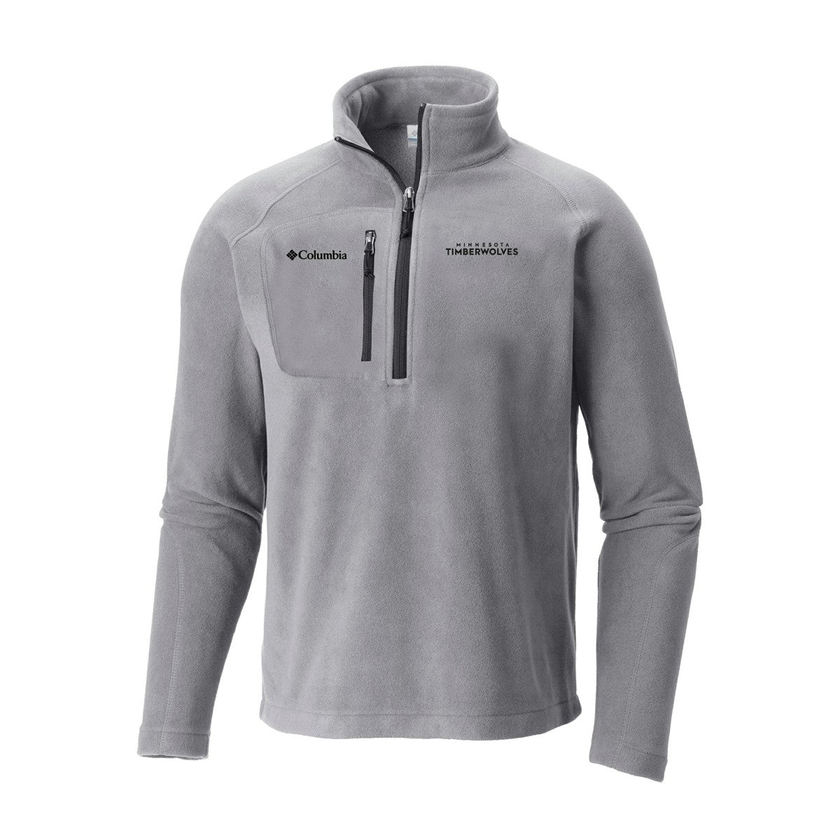 Minnesota Timberwolves Fast Trek III Half-Zip Fleece Pullover Gray | Columbia discount