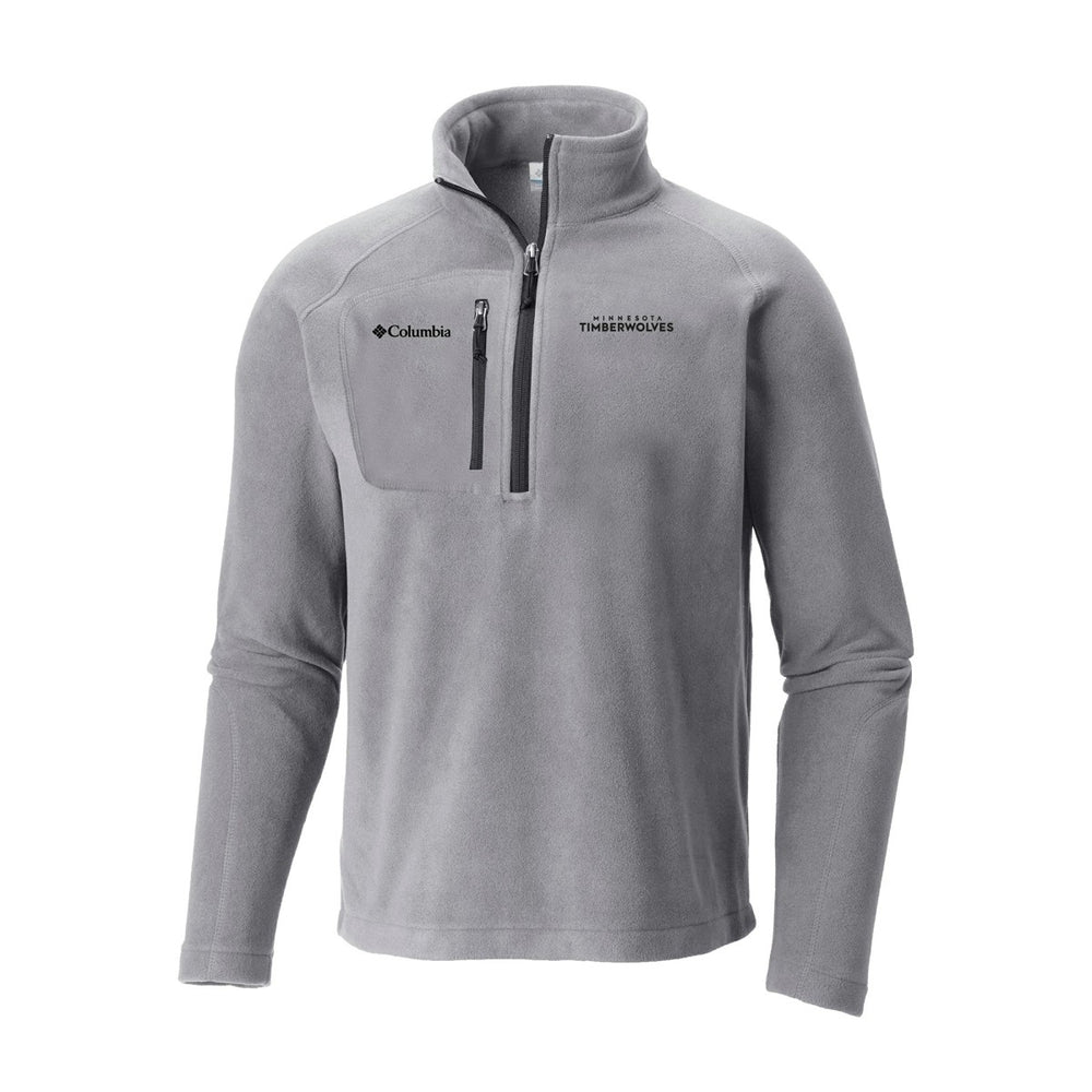Minnesota Timberwolves Fast Trek III Half-Zip Fleece Pullover Gray | Columbia discount