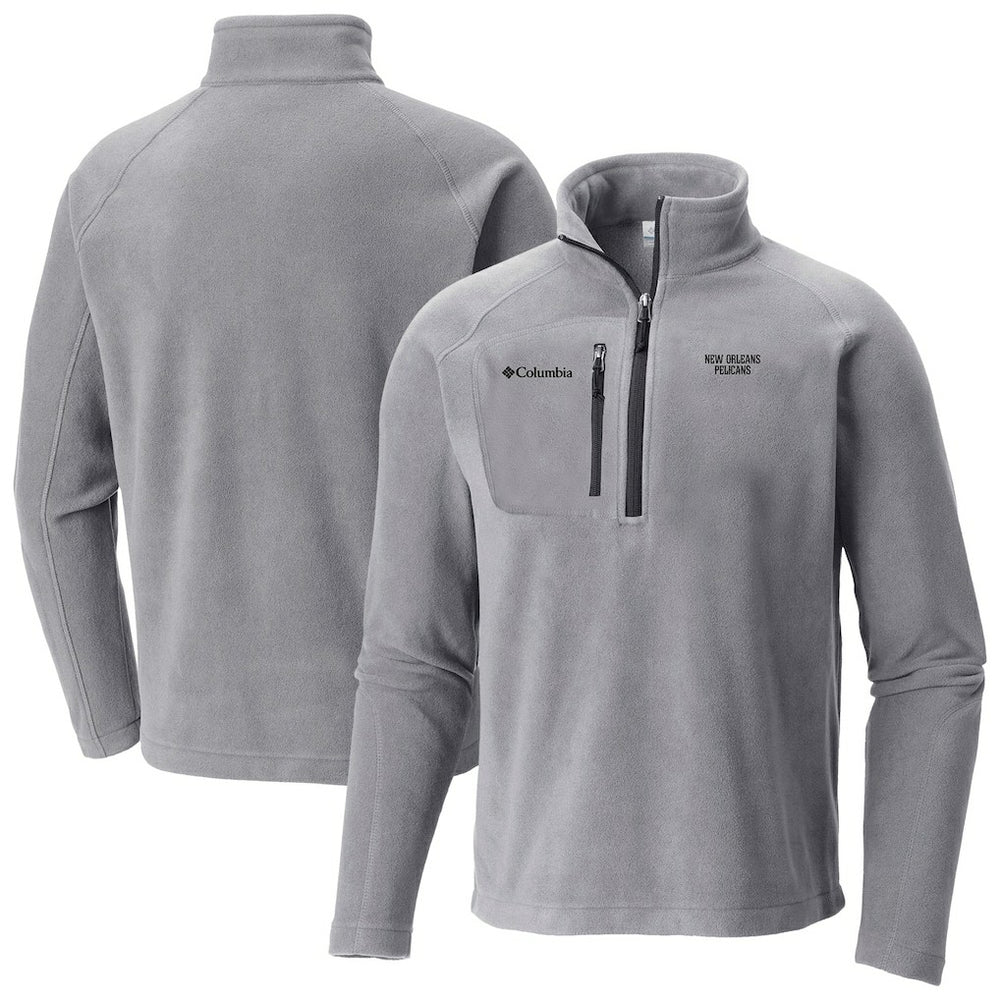 New Orleans Pelicans Fast Trek III Half-Zip Fleece Pullover Gray | Columbia Lifestyle