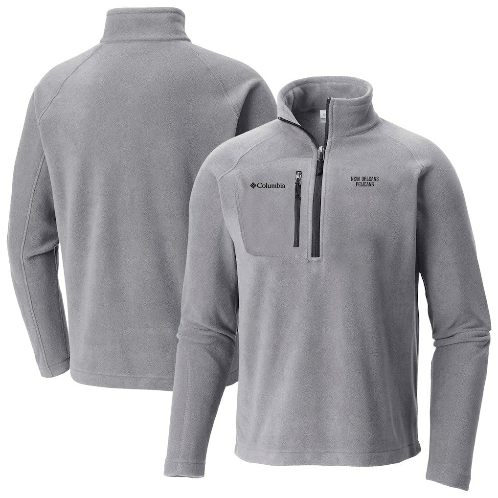 New Orleans Pelicans Fast Trek III Half-Zip Fleece Pullover Gray | Columbia Lifestyle