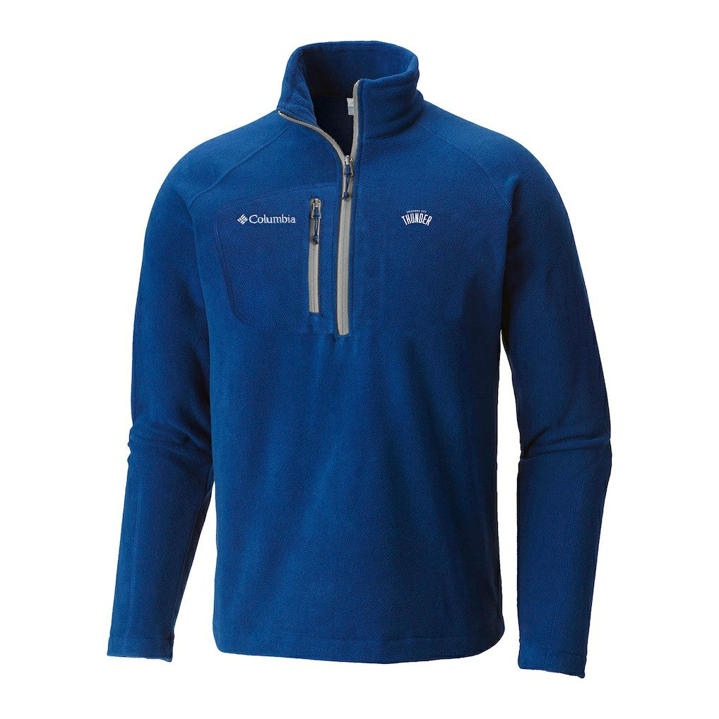 Oklahoma City Thunder Fast Trek III Half-Zip Fleece Pullover Blue | Columbia for sale