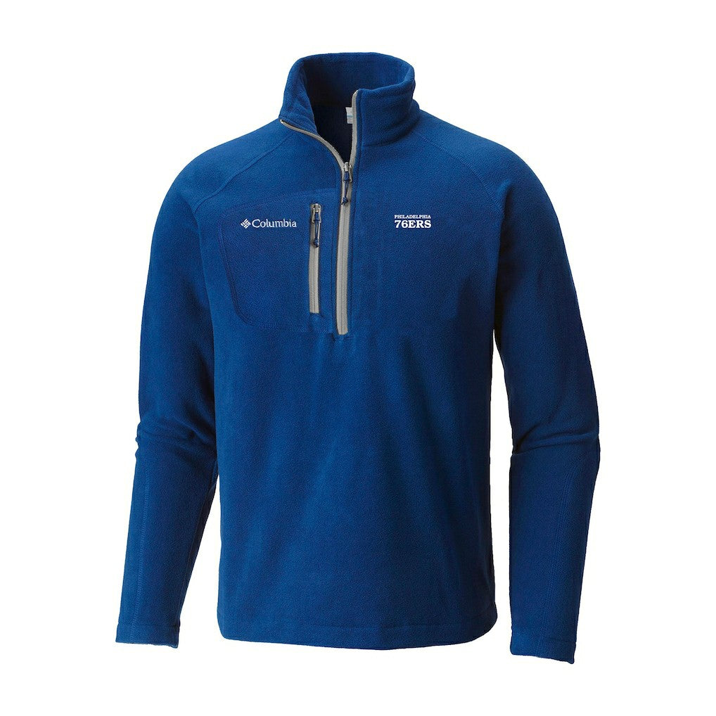 Philadelphia 76ers Fast Trek III Half-Zip Fleece Pullover Blue | Columbia discount
