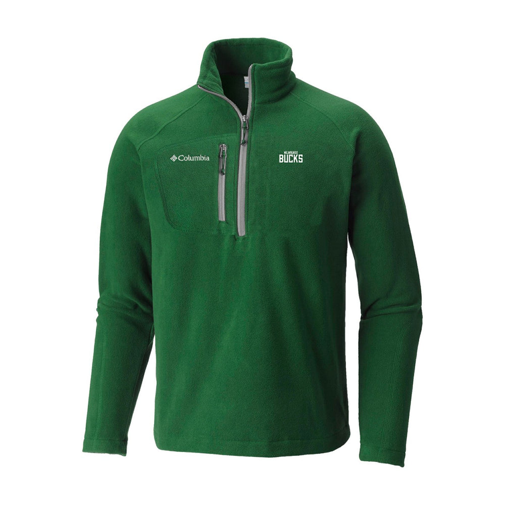 Milwaukee Bucks Fast Trek III Half-Zip Fleece Pullover Green | Columbia Lifestyle