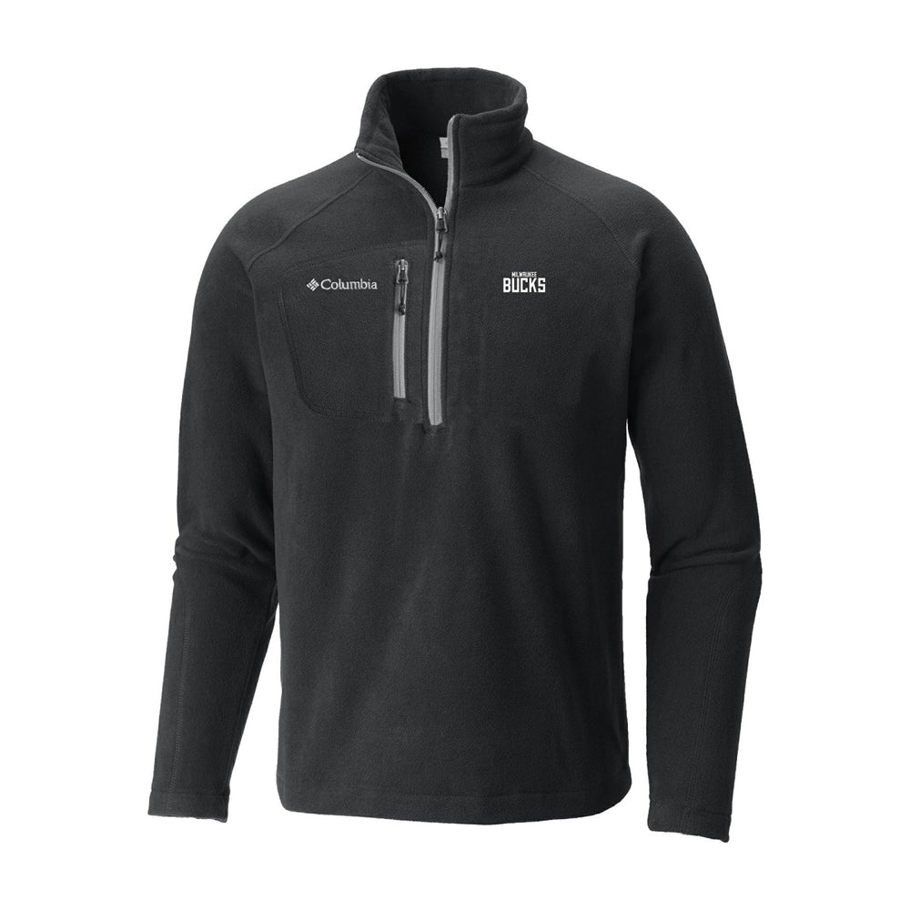 Milwaukee Bucks Fast Trek III Half-Zip Fleece Pullover Black | Columbia US