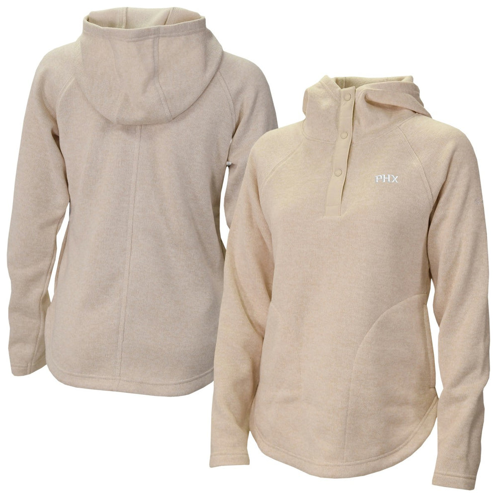 Phoenix Suns Women's Sweater Weather Quarter-Snap Hoodie Cream | Columbia outlet