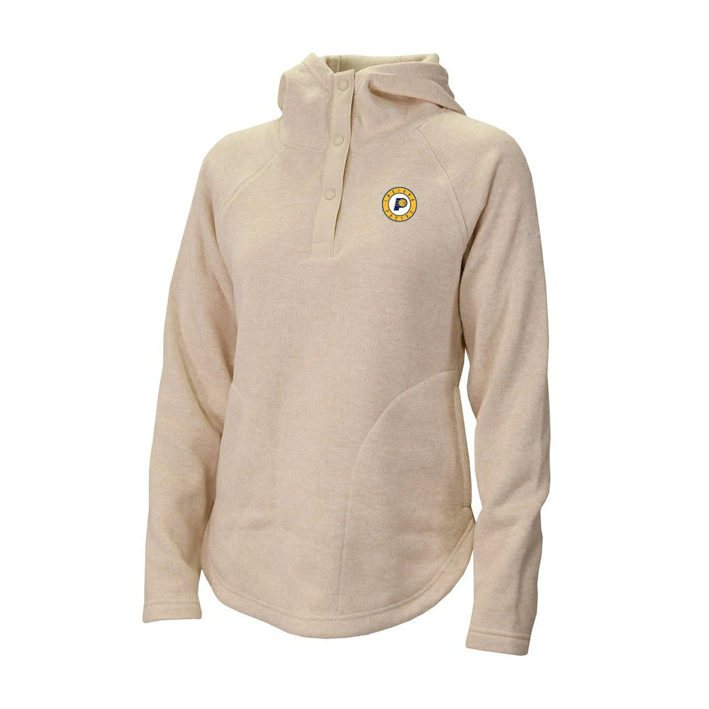 Indiana Pacers Women's Sweater Weather Quarter-Snap Hoodie Cream | Columbia outlet