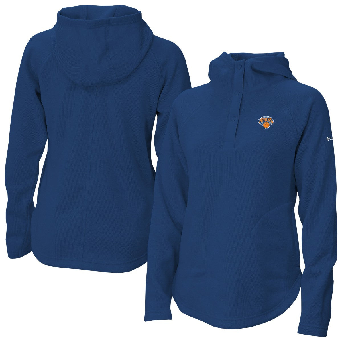 New York Knicks Women's Sweater Weather Quarter-Snap Hoodie Blue | Columbia Near Me