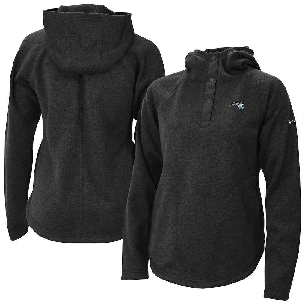 Orlando Magic Women's Sweater Weather Quarter-Snap Hoodie Black | Columbia Near Me