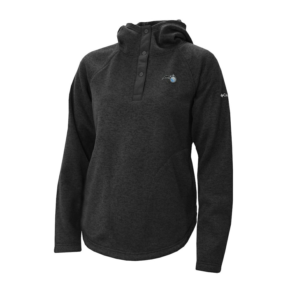 Orlando Magic Women's Sweater Weather Quarter-Snap Hoodie Black | Columbia Near Me