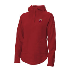 Miami Heat Women's Sweater Weather Quarter-Snap Hoodie Red | Columbia
