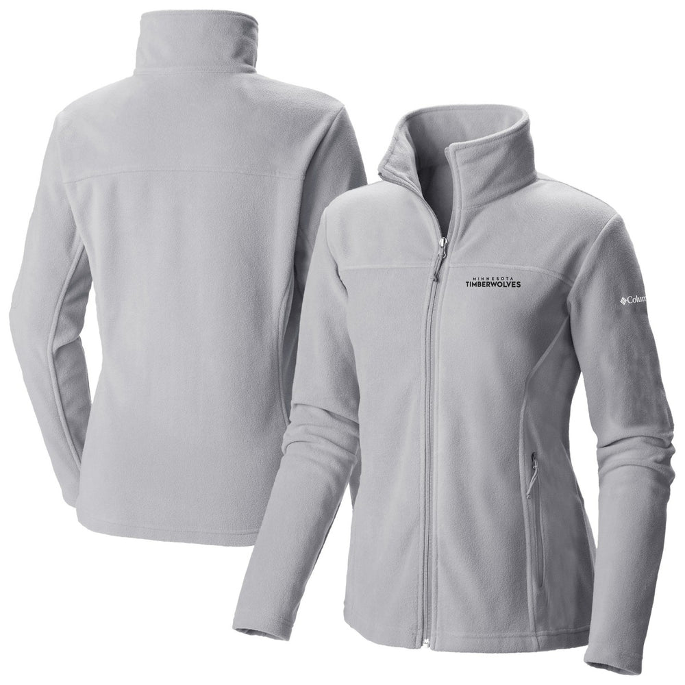 Minnesota Timberwolves Women's Give & Go II Fleece Full-Zip Jacket Gray | Columbia Lifestyle