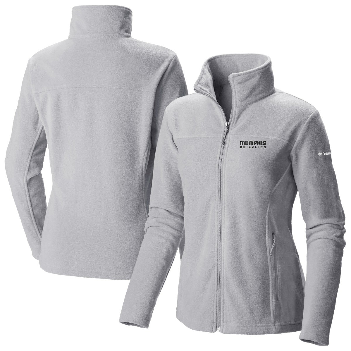 Memphis Grizzlies Women's Give & Go II Fleece Full-Zip Jacket Gray | Columbia online