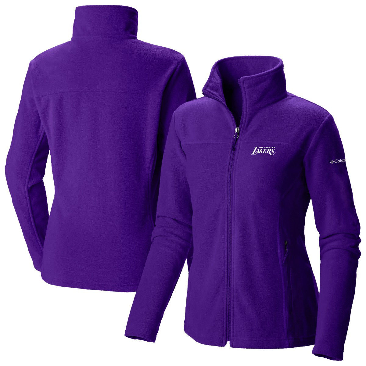 Los Angeles Lakers Women's Give & Go II Fleece Full-Zip Jacket Purple | Columbia discount