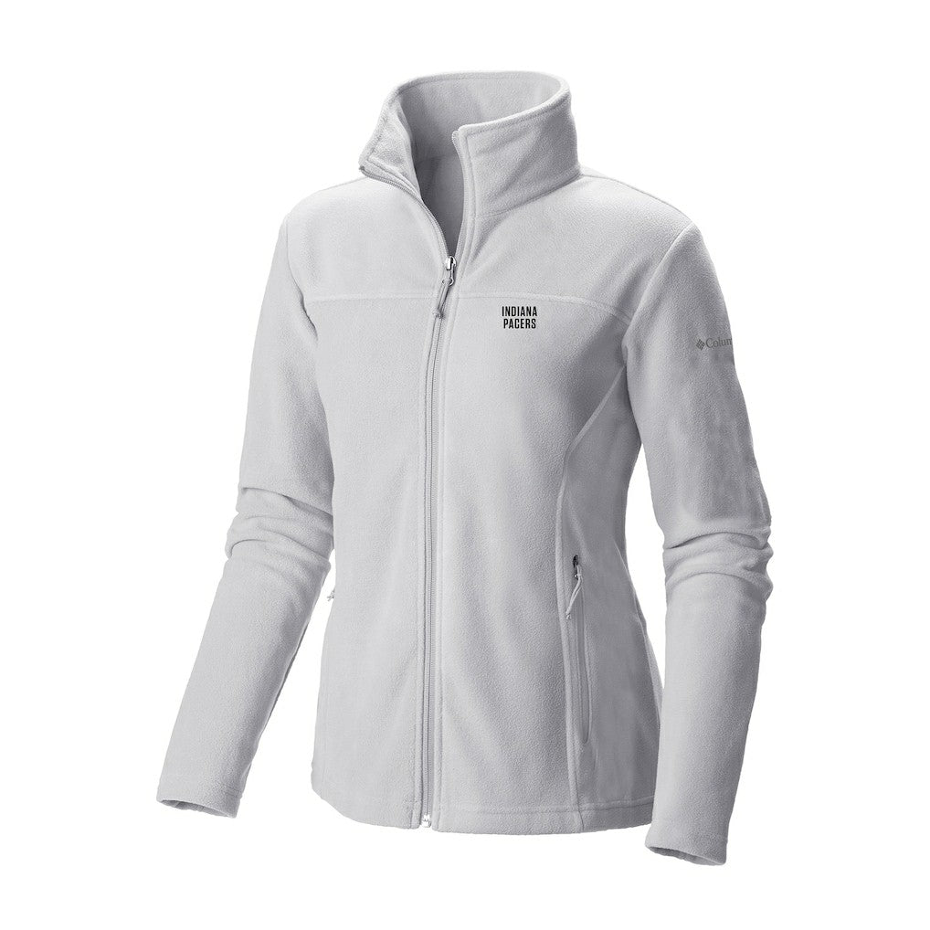 Indiana Pacers Women's Give & Go II Fleece Full-Zip Jacket White | Columbia Near Me