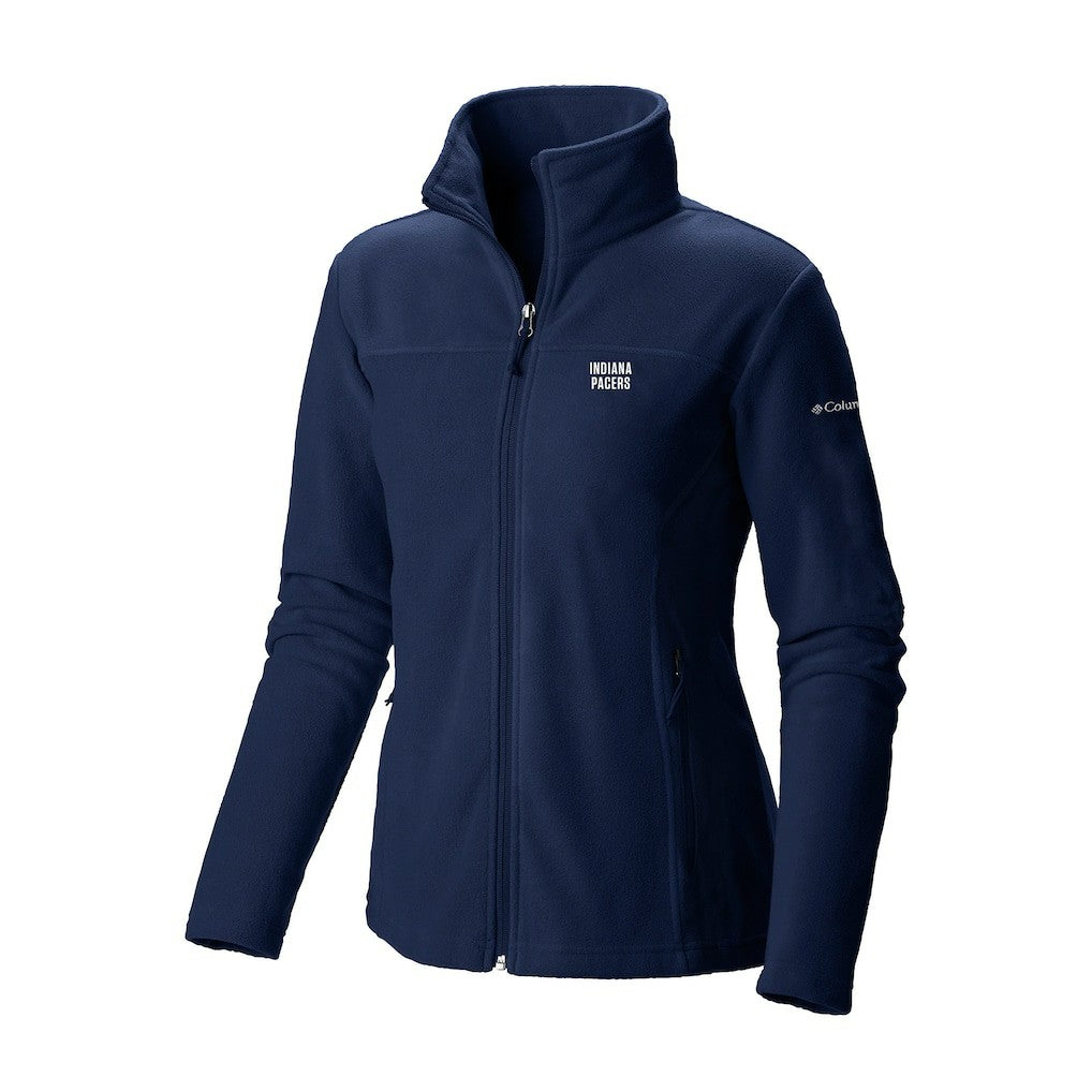 Indiana Pacers Women's Give & Go II Fleece Full-Zip Jacket Navy | Columbia for sale