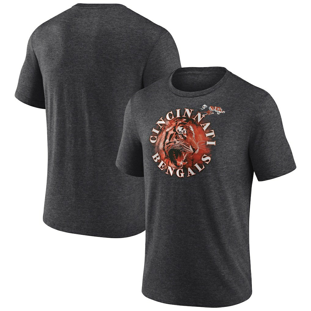 Cincinnati Bengals Sporting Chance Tri-Blend T-Shirt Charcoal