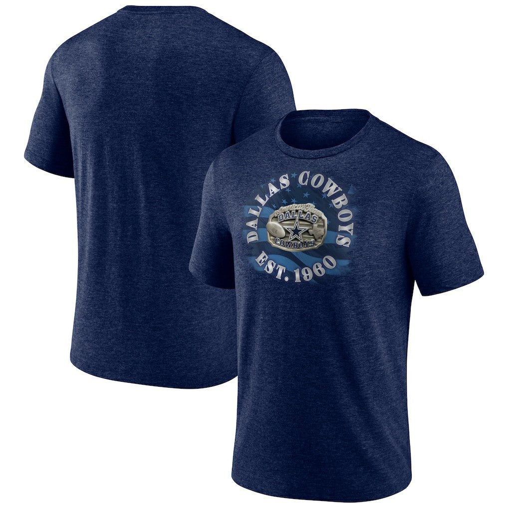 Dallas Cowboys Sporting Chance Tri-Blend T-Shirt Navy
