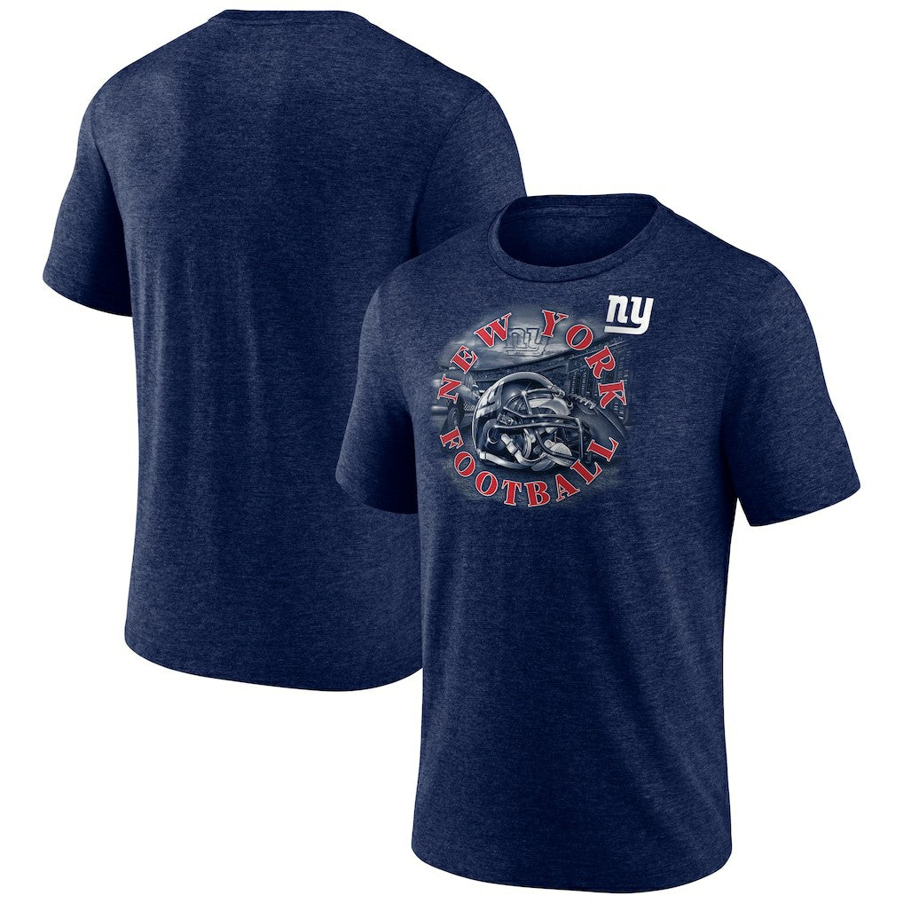 New York Giants Sporting Chance Tri-Blend T-Shirt Navy