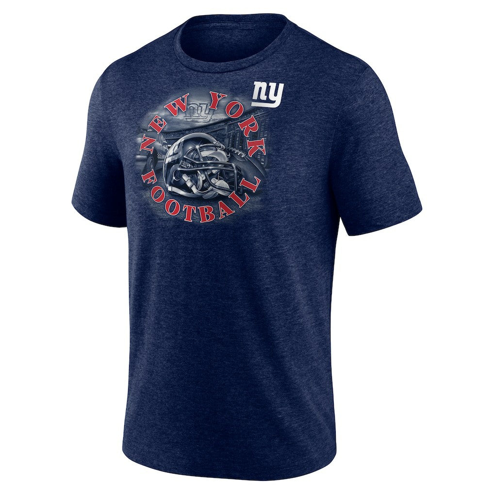 New York Giants Sporting Chance Tri-Blend T-Shirt Navy