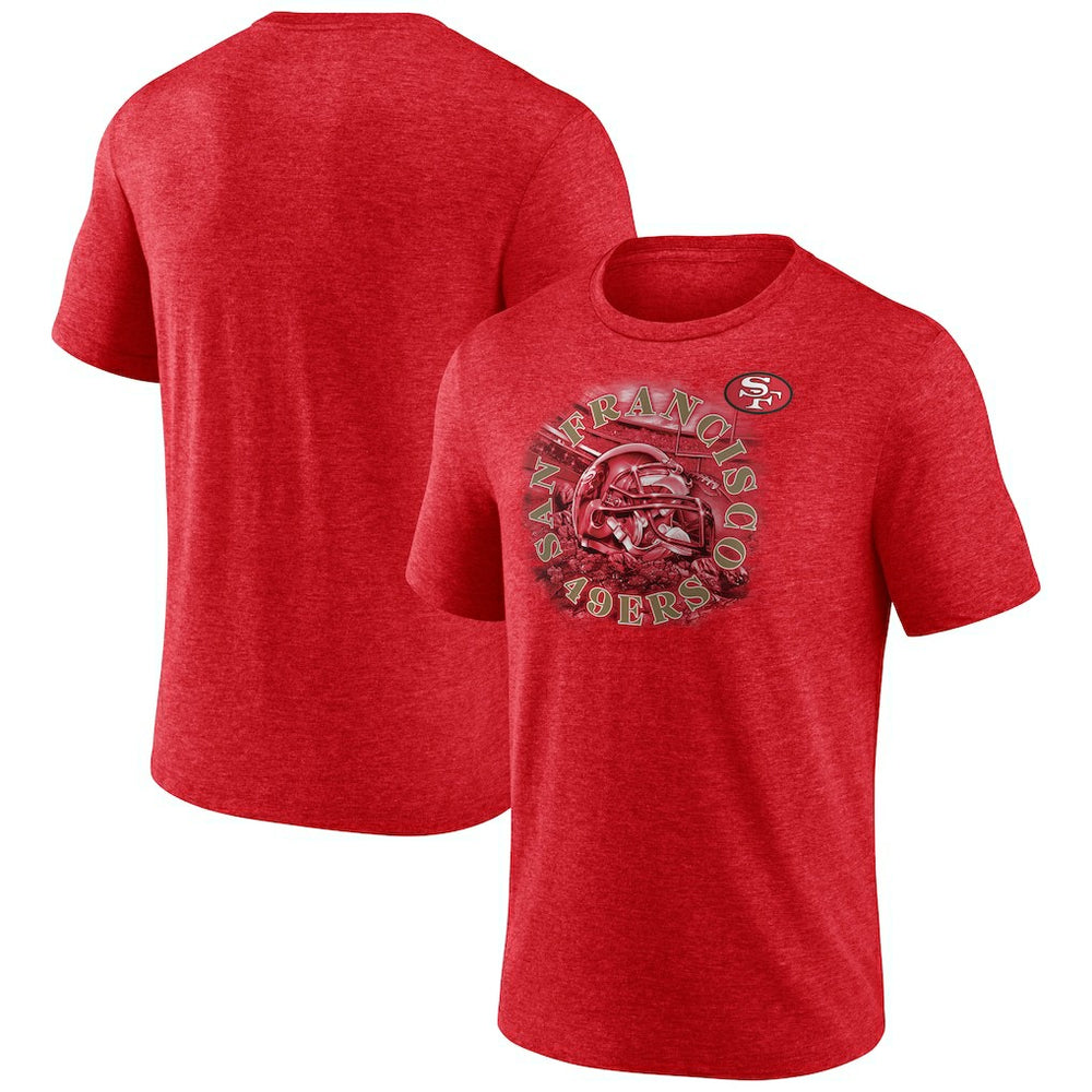 San Francisco 49ers Sporting Chance Tri-Blend T-Shirt Scarlet