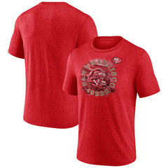 San Francisco 49ers Sporting Chance Tri-Blend T-Shirt Scarlet