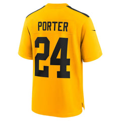 Nike Joey Porter Jr. Pittsburgh Steelers Alternate 1933 Throwback Game Jersey Gold