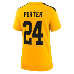 Nike Joey Porter Jr. Pittsburgh Steelers Women's Alternate 1933 Throwback Game Jersey Gold