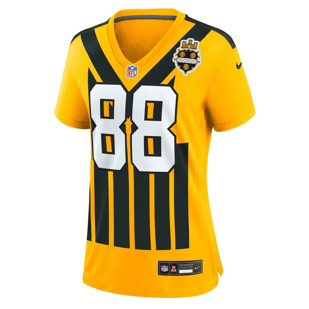 Nike Pat Freiermuth Pittsburgh Steelers Women's Alternate 1933 Throwback Game Jersey Gold
