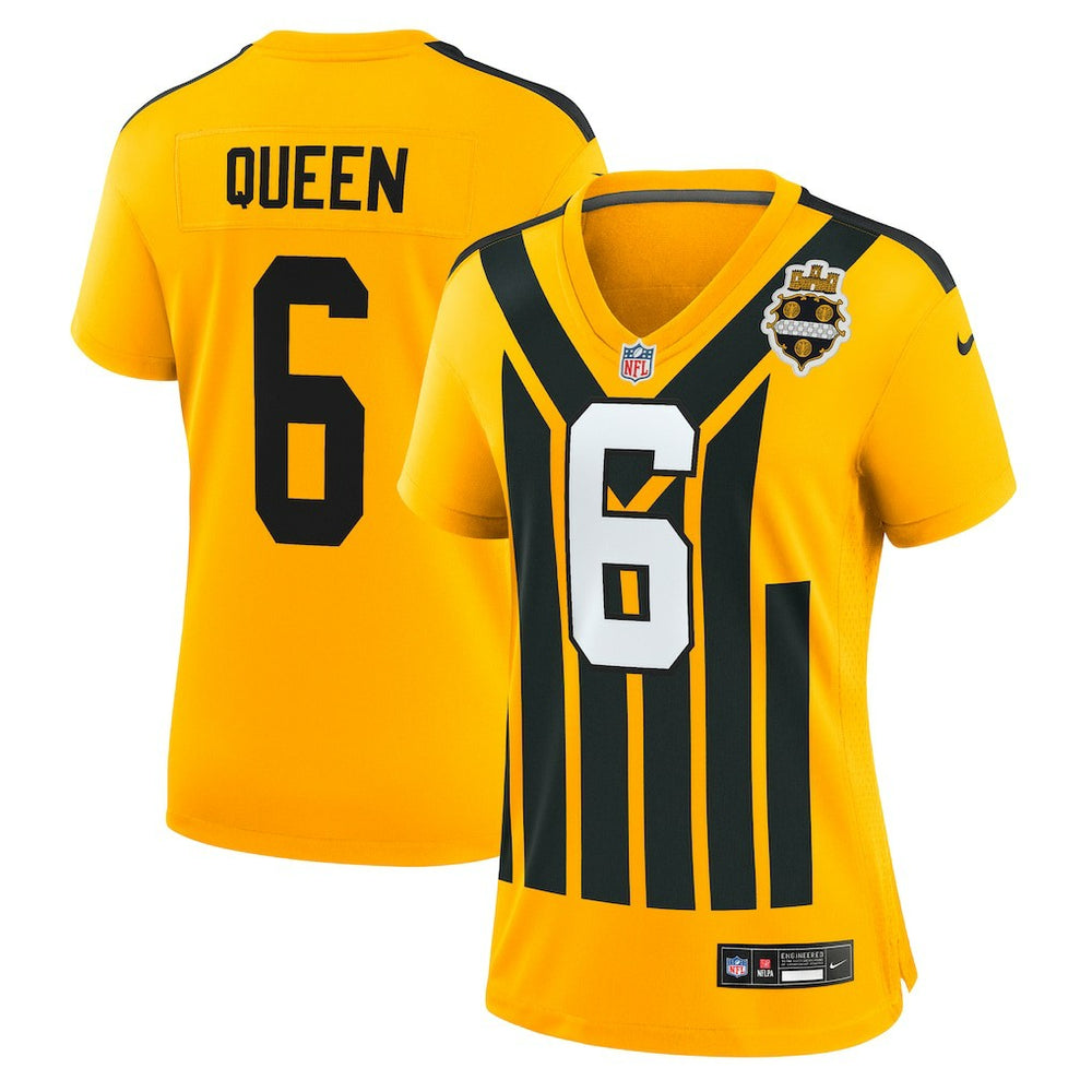 Nike Patrick Queen Pittsburgh Steelers Women's Alternate 1933 Throwback Game Jersey Gold