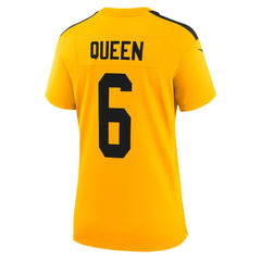 Nike Patrick Queen Pittsburgh Steelers Women's Alternate 1933 Throwback Game Jersey Gold