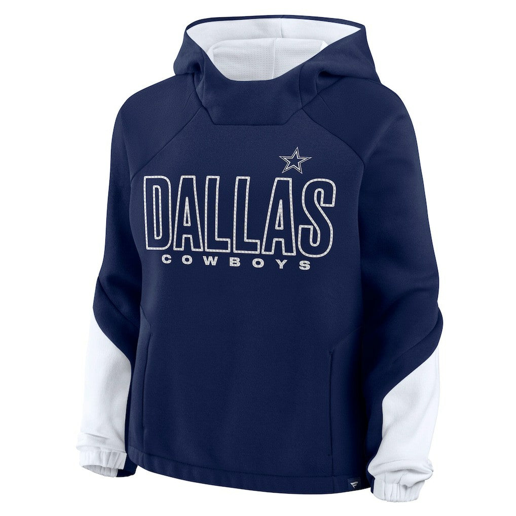 Fanatics Dallas Cowboys Women's Play Clock Bling Hoodie Navy