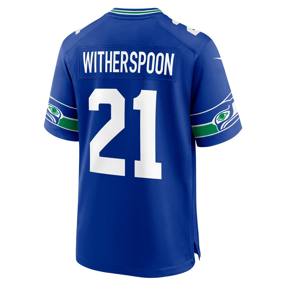 Nike Devon Witherspoon Seattle Seahawks Alternate 50th Season Game Jersey Royal