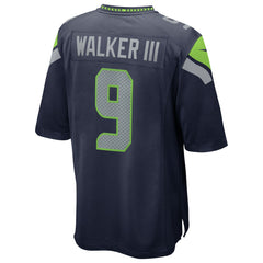 Nike Kenneth Walker III Seattle Seahawks 50th Season Game Jersey College Navy