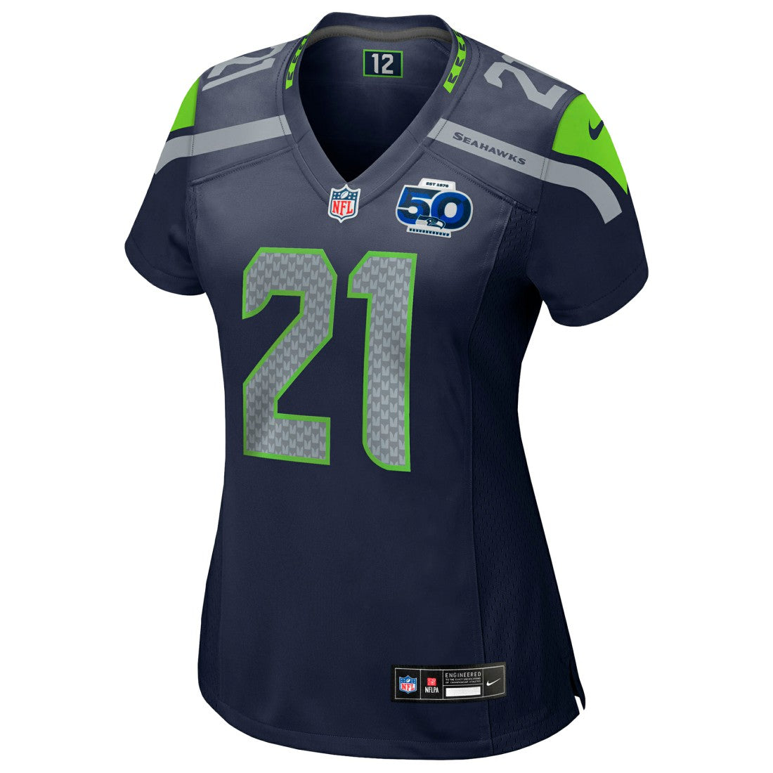 Nike Devon Witherspoon Seattle Seahawks Women's Team 50th Season Game Jersey College Navy