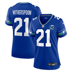 Nike Devon Witherspoon Seattle Seahawks Women's Alternate 50th Season Game Jersey Royal
