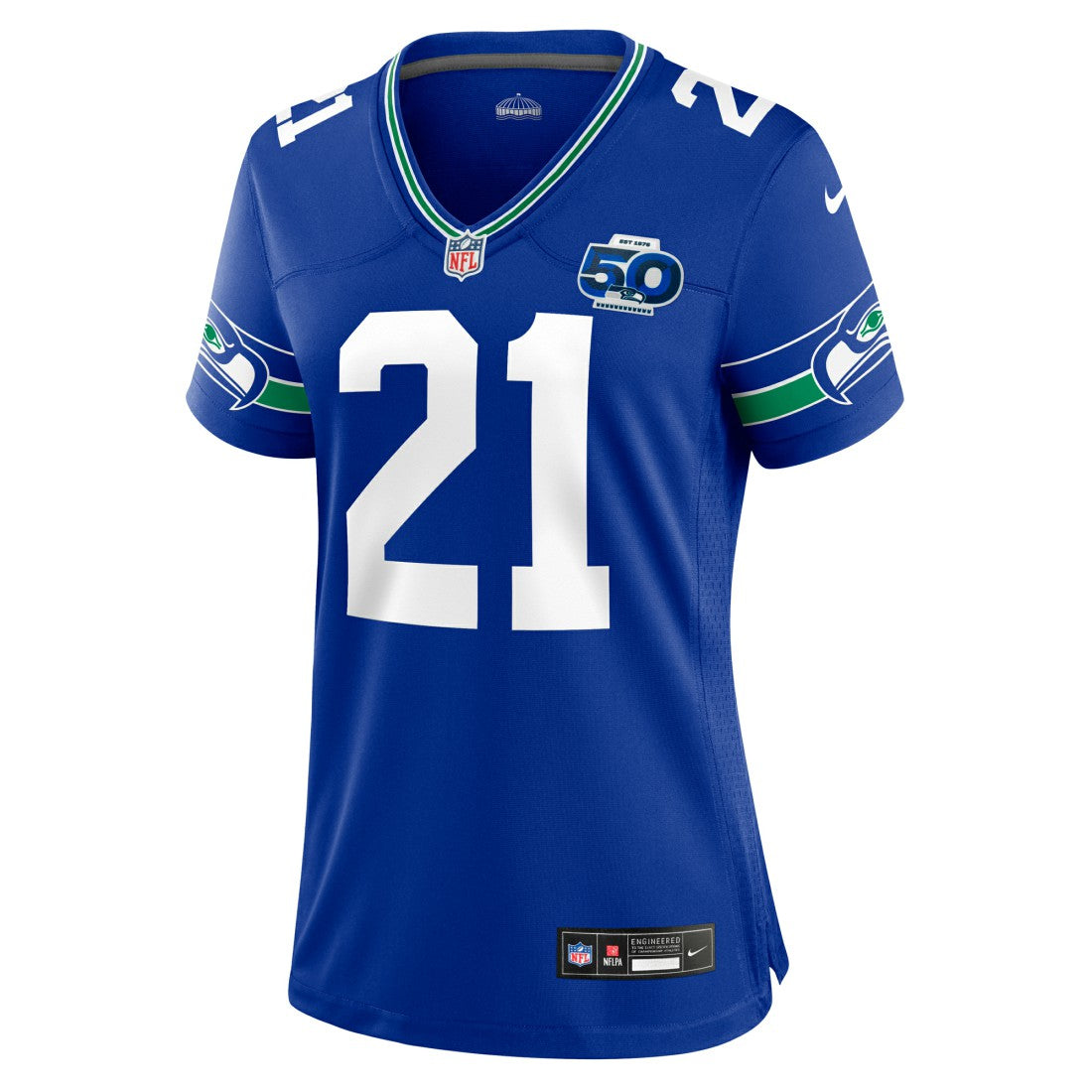 Nike Devon Witherspoon Seattle Seahawks Women's Alternate 50th Season Game Jersey Royal