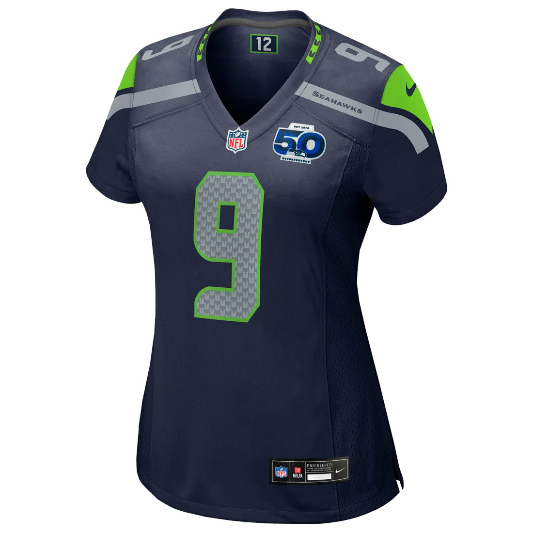 Nike Kenneth Walker III Seattle Seahawks Women's 50th Season Game Jersey College Navy