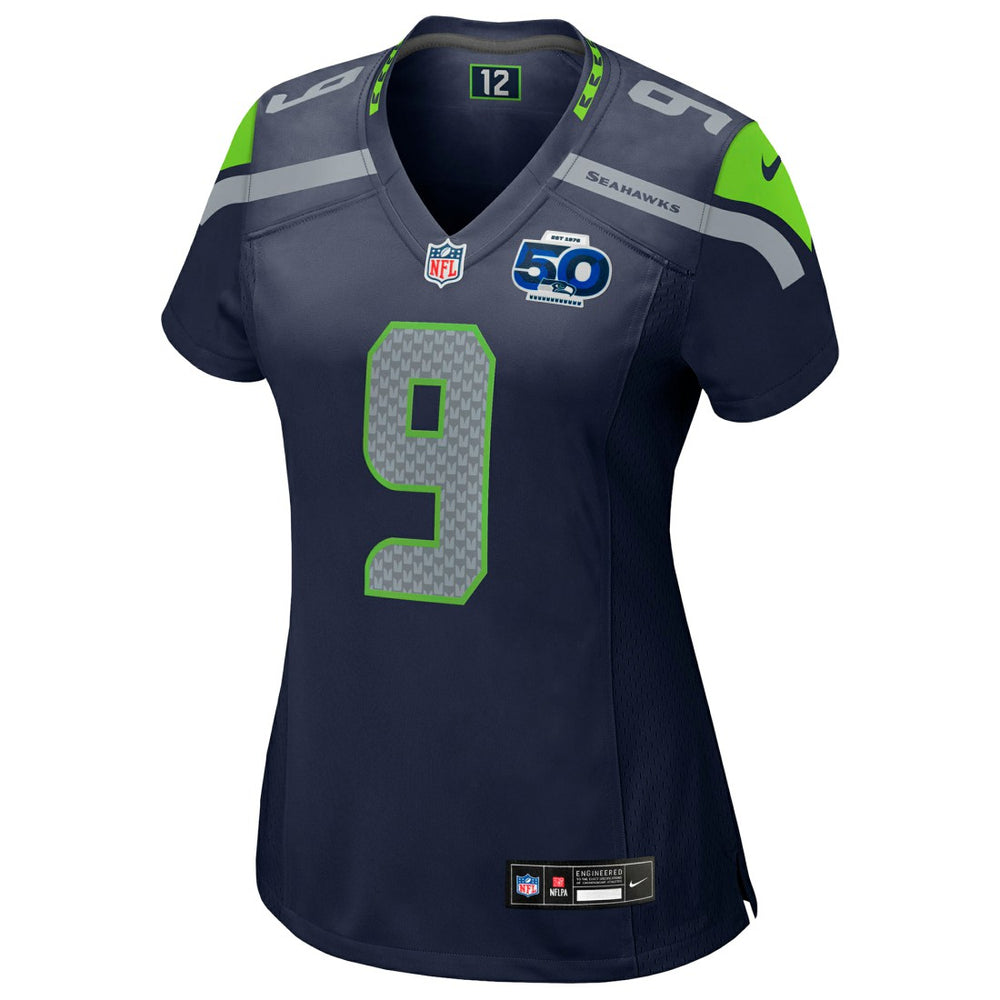 Nike Kenneth Walker III Seattle Seahawks Women's 50th Season Game Jersey College Navy