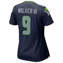 Nike Kenneth Walker III Seattle Seahawks Women's 50th Season Game Jersey College Navy