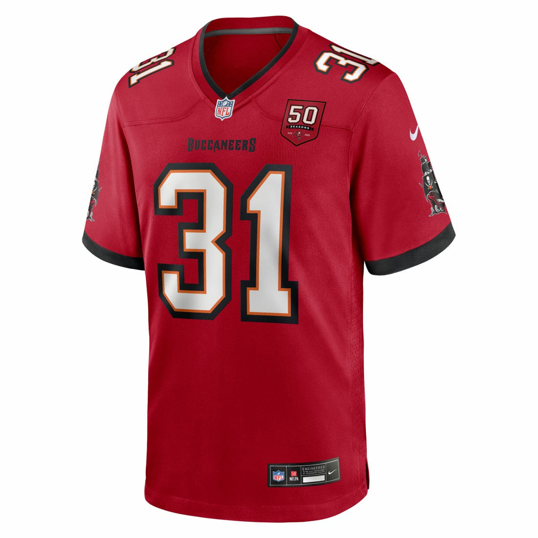 Nike Antoine Winfield Jr. Tampa Bay Buccaneers 50th Season Team Game Jersey Red